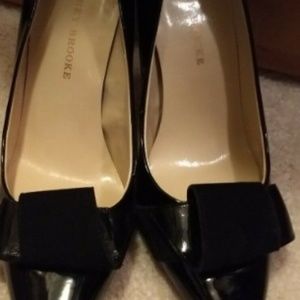 Audrey Brooke Heels Black Patent Leather Sz 9